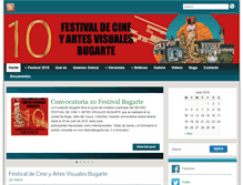 Tablet Screenshot of festivalbugarte.org